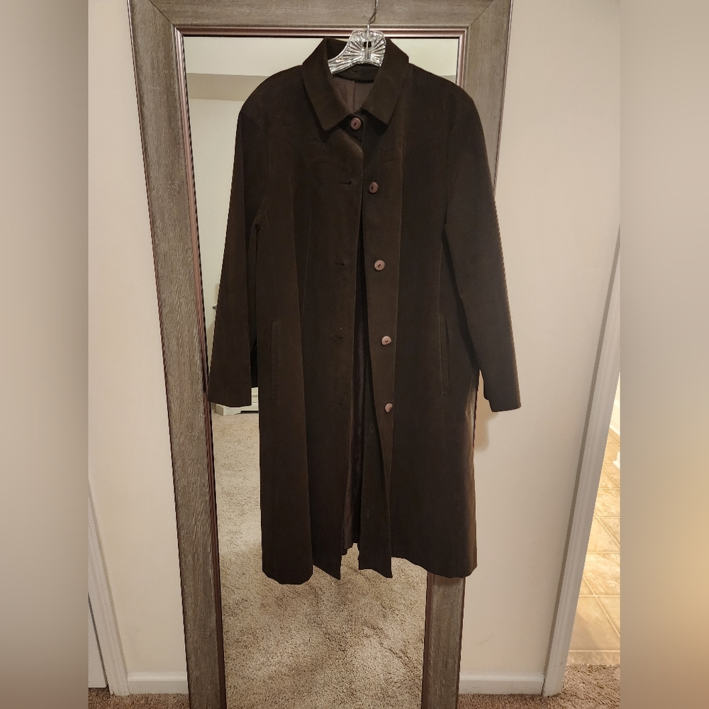 Pea Coat - Women's - Brown